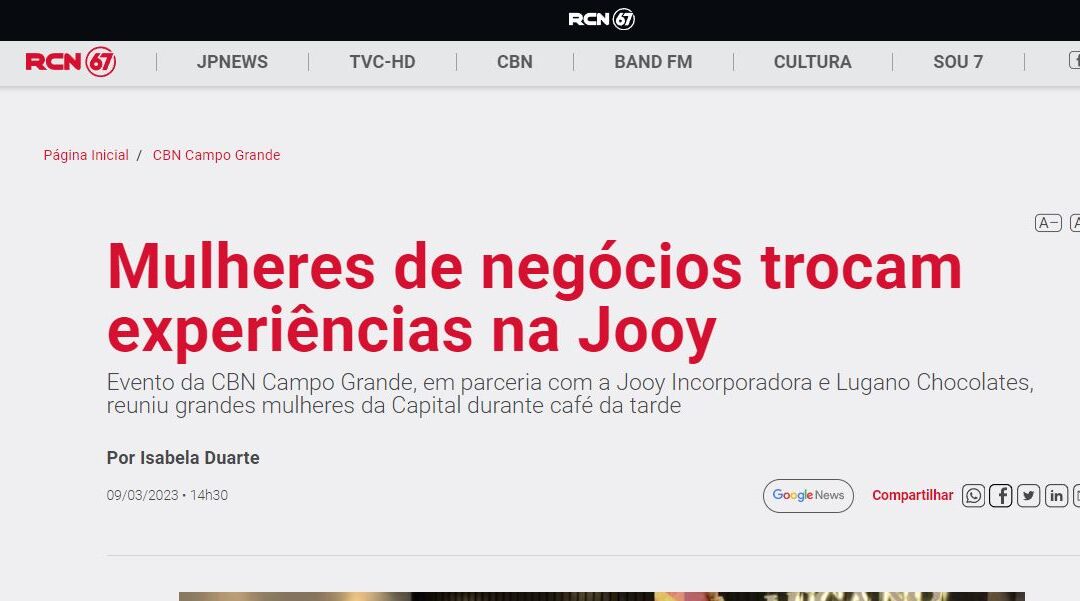 Mulheres de negócios trocam experiências na Jooy