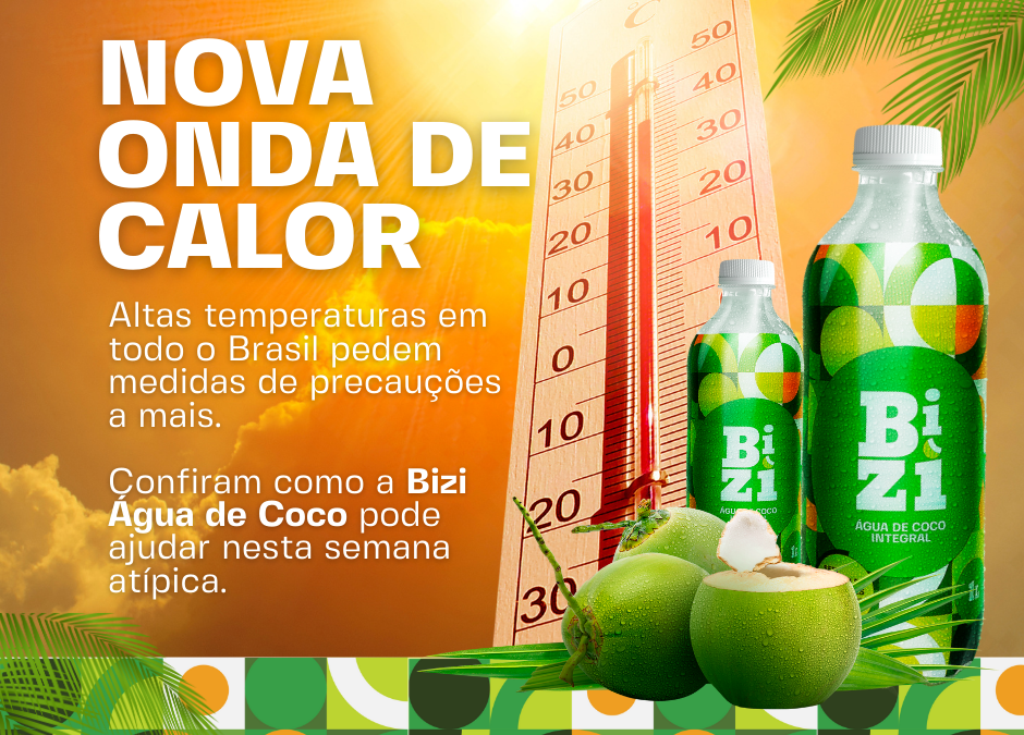 Alerta de nova onda de calor pede atenção para a hidratação